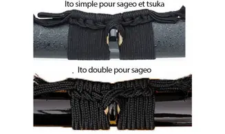 Cordon Sageo soie Noir